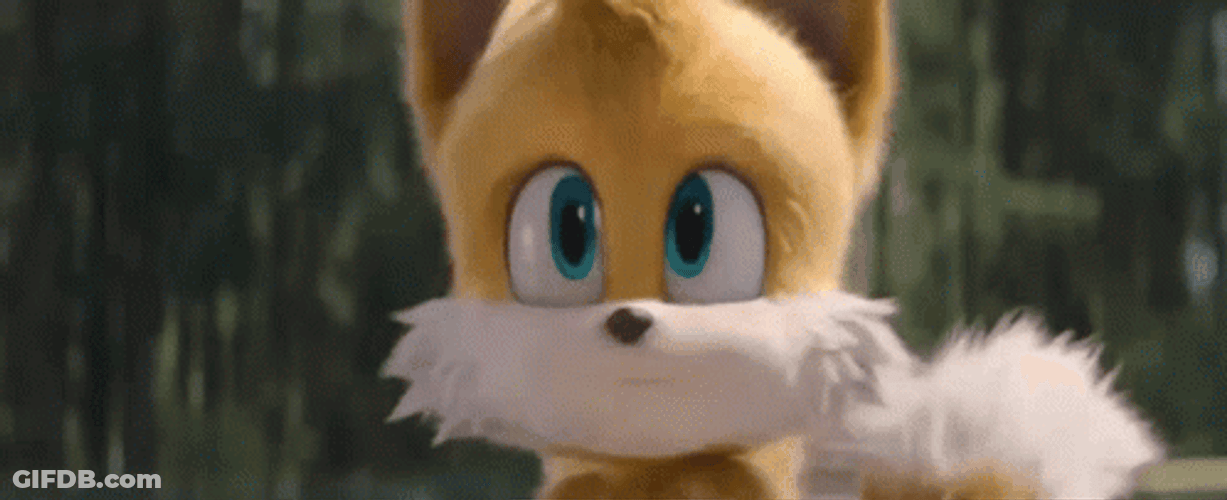 Sonic Tails Hello GIF