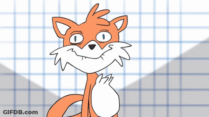 Sonic Tails Weird Face GIF