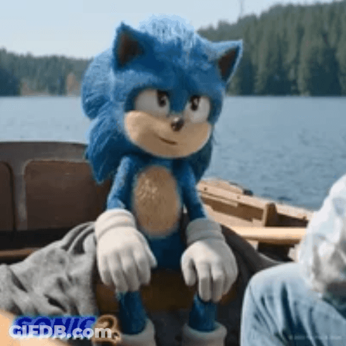 Sonic The Hedgehog Cute Got Goosebumps GIF