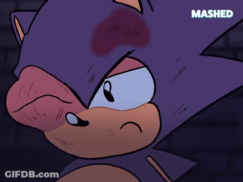 Sonic The Hedgehog Drawing With Mashed GIF