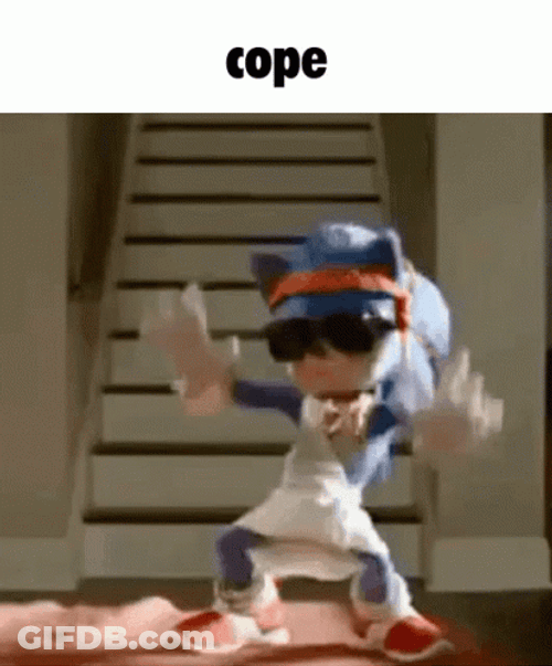 Sonic The Hedgehog Energetic Dancing Cope Meme GIF