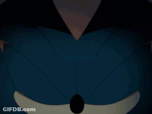 Sonic The Hedgehog Eyes Blue Lights GIF