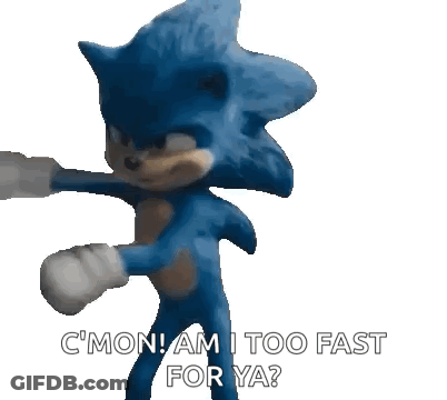 Sonic The Hedgehog Floss GIF