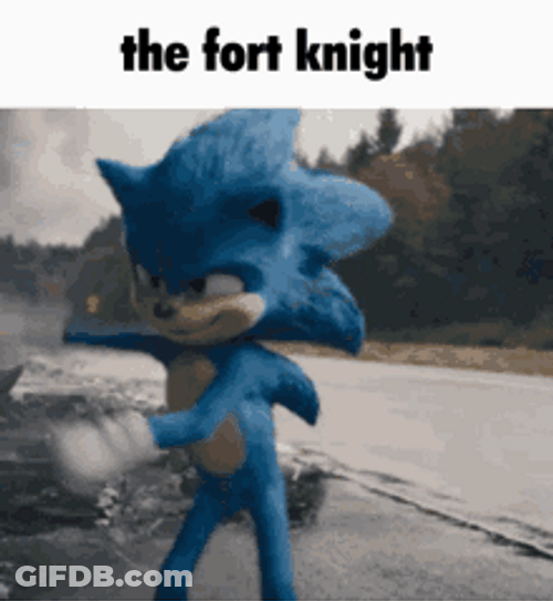 Sonic The Hedgehog Fort Knight Dance GIF