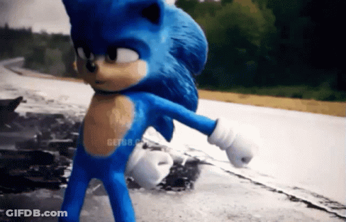 Sonic The Hedgehog From The Movie Sonic The Hedgehog GIF