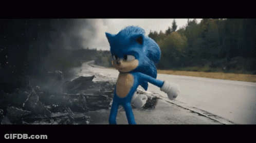 Sonic The Hedgehog From The Movie Sonic The Hedgehog GIF