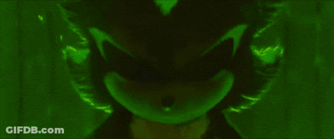 Sonic The Hedgehog Glowing Eyes GIF