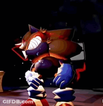 Sonic The Hedgehog Holding Gun Pointing GIF