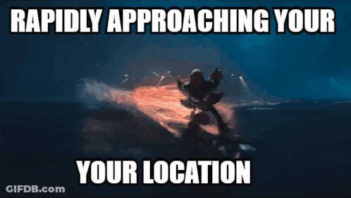 Sonic The Hedgehog Meme Rapidly Approaching GIF