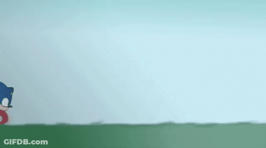 Sonic The Hedgehog Running With Tails Prower GIF