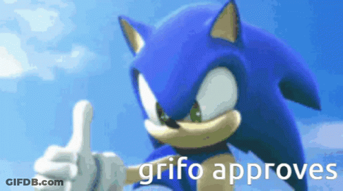 Sonic The Hedgehog Thumbs Up Grifo Approves GIF