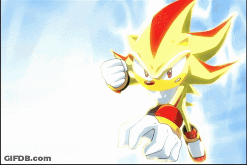 Sonic The Hedgehog With Number 10 On Arm GIF