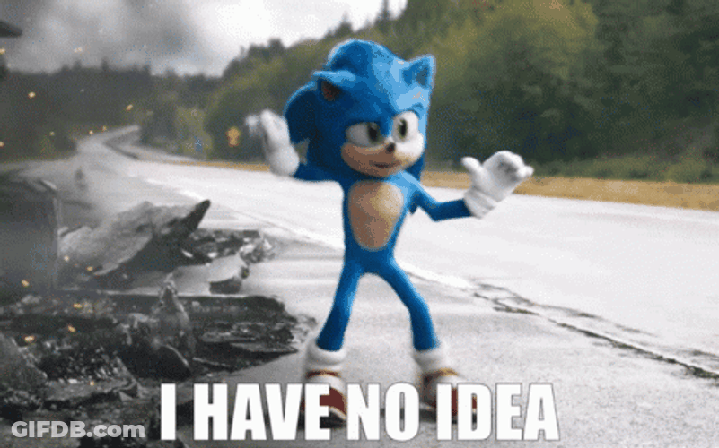 Sonic Underground No Idea GIF