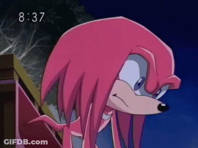 Sonic X Mad Knuckles GIF