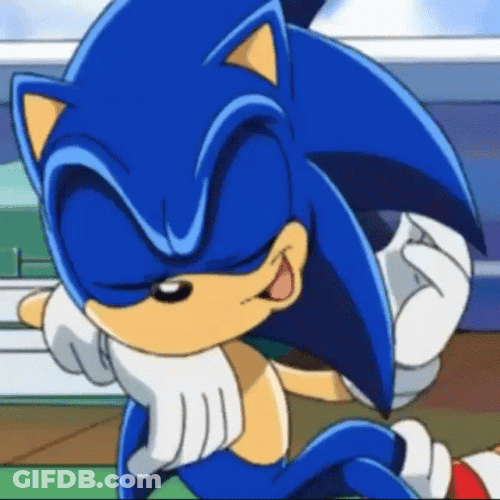 Sonic X Smile GIF