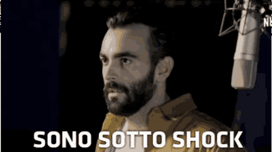 Sono Sotto Shock Marco Mengoni GIF