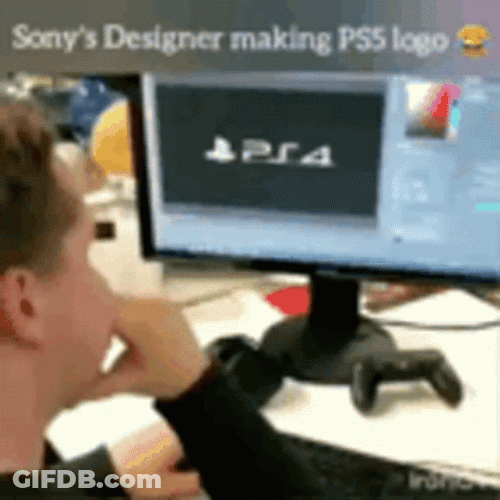 Sony Designer Ps5 Logo Meme GIF