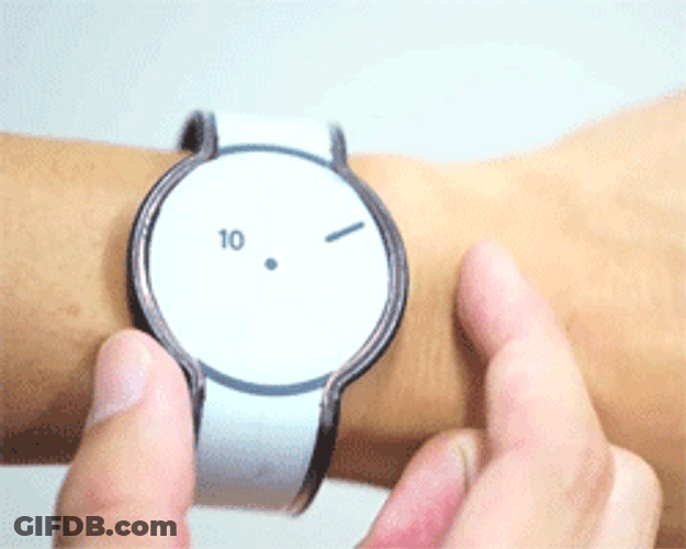 Sony FES Watch Demo GIF