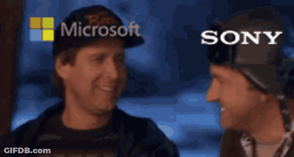 Sony Microsoft Console Wars GIF