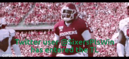 Sooners Football Player Running On Field GIF