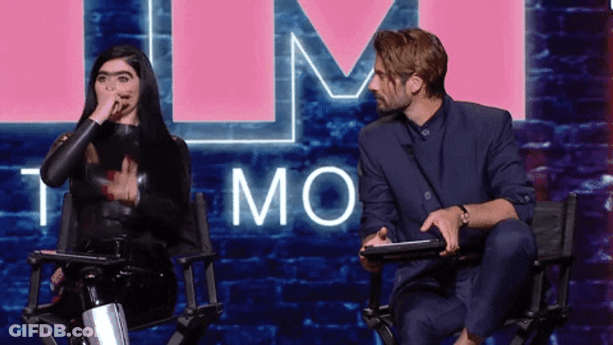 Sophia Hadjipanteli Mouth Shut GIF
