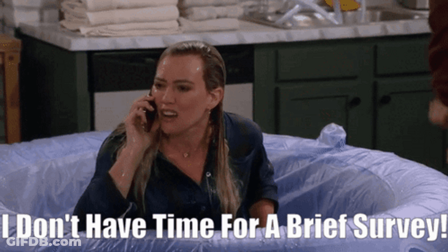 Sophie Tompkins Don't Have Time Surveying GIF