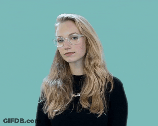 Sophisticated Female Pointing You're A Rockstar GIF