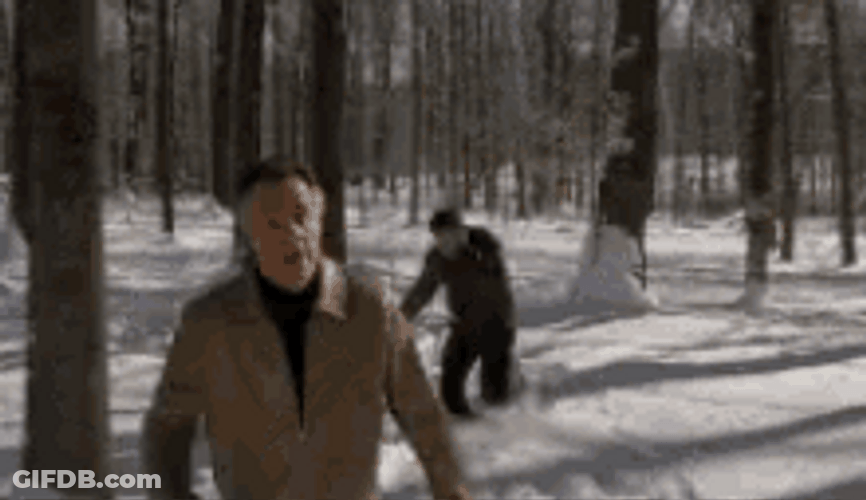 Sopranos Shooting In The Snow GIF