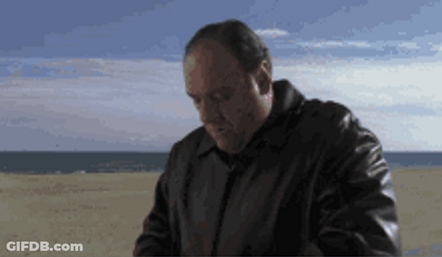 Sopranos Tony Soprano Bathing GIF