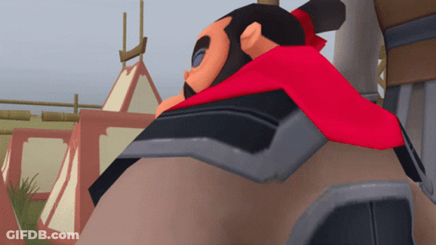 Sora Punched By Warrior GIF