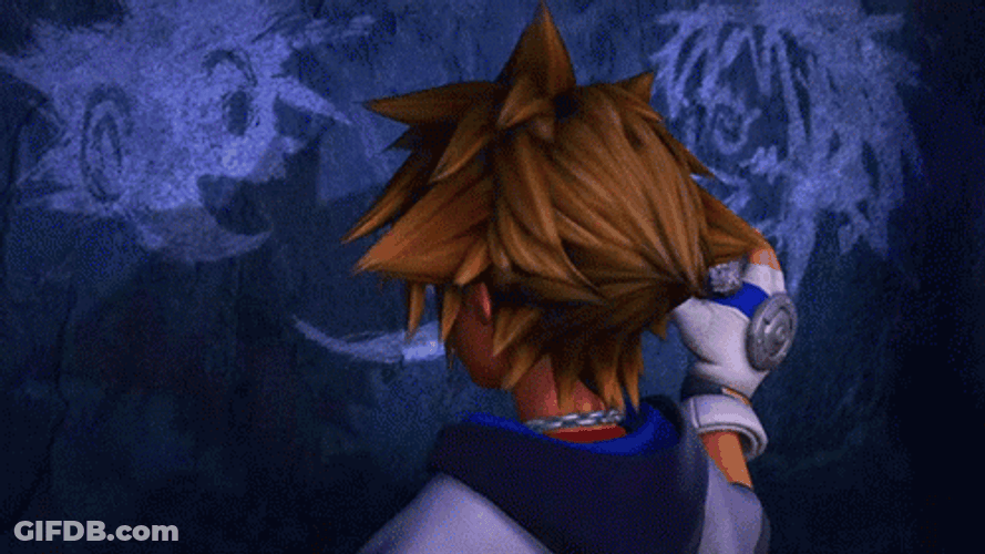 Sora Turning Around Then Vanishing GIF