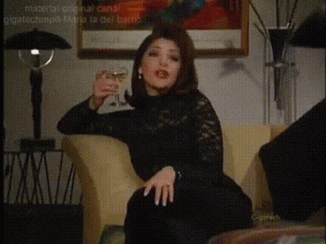Soraya Montenegro Drunk GIF