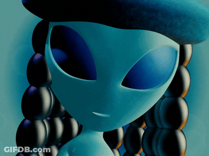Sorrows Prayers Alien Girl Crying GIF