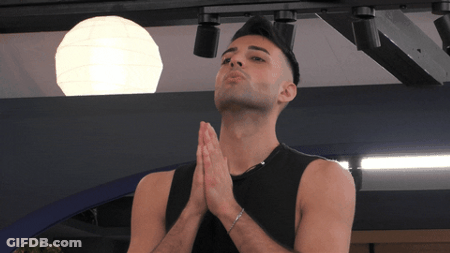 Sorrows Prayers Crossed Arms GIF