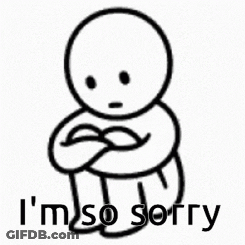Sorry Cartoon Crying GIF