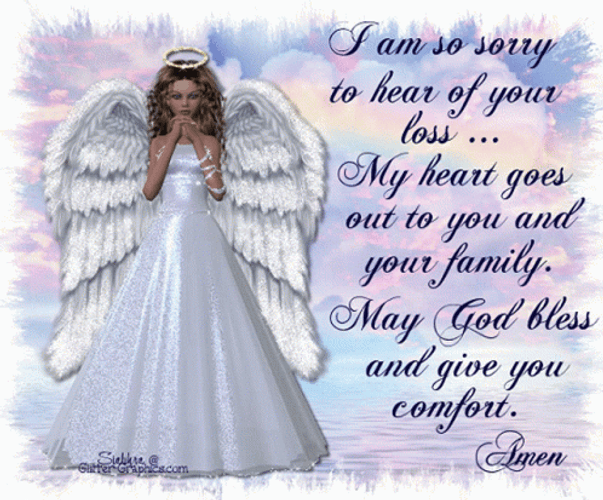 Sorry For Your Loss Angel Prayer GIF