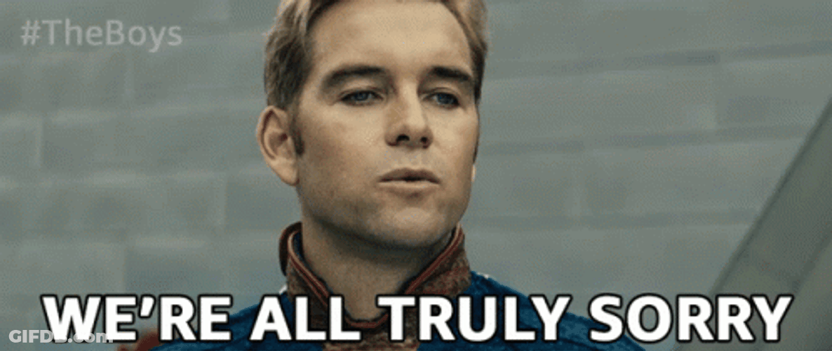 Sorry For Your Loss Antony Starr GIF