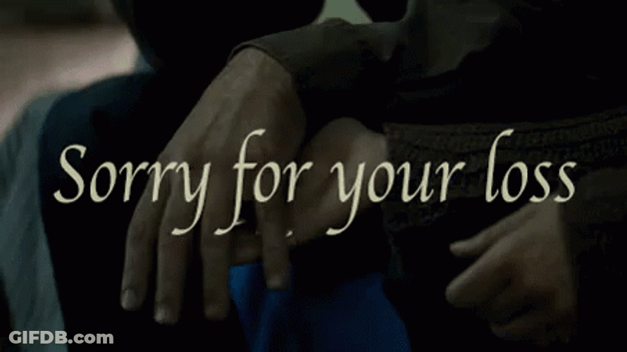 Sorry For Your Loss Holding Hands GIF