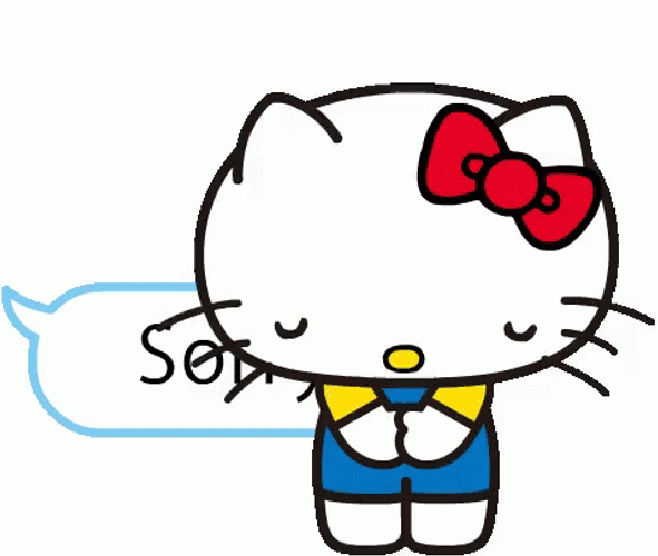 Sorry Hello Kitty GIF