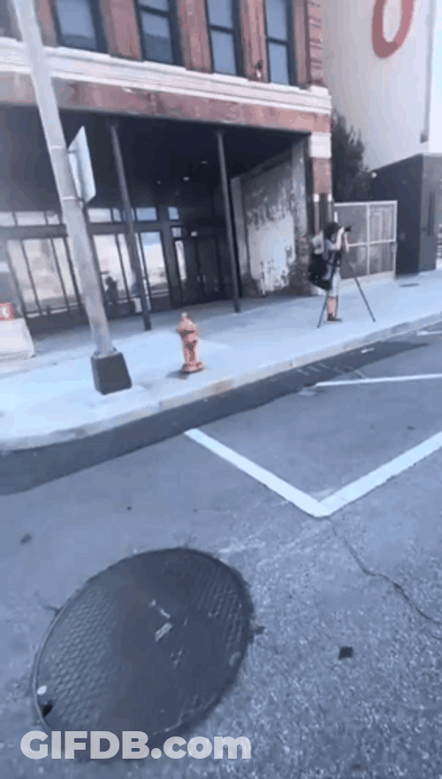Sorry Im Late Crossing The Street GIF