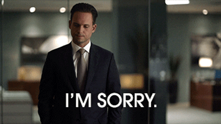 Sorry Mike Ross GIF