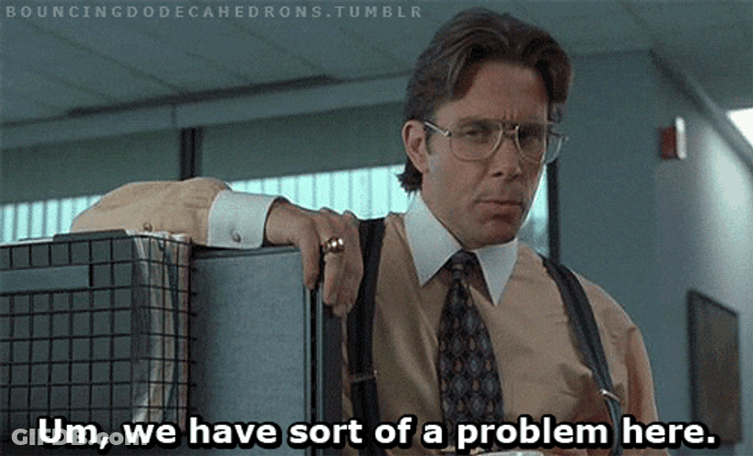 Sort Of Problem When I Work With Retards GIF