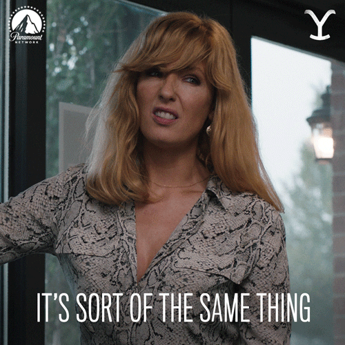 Sort Of Same Thing Beth Dutton GIF