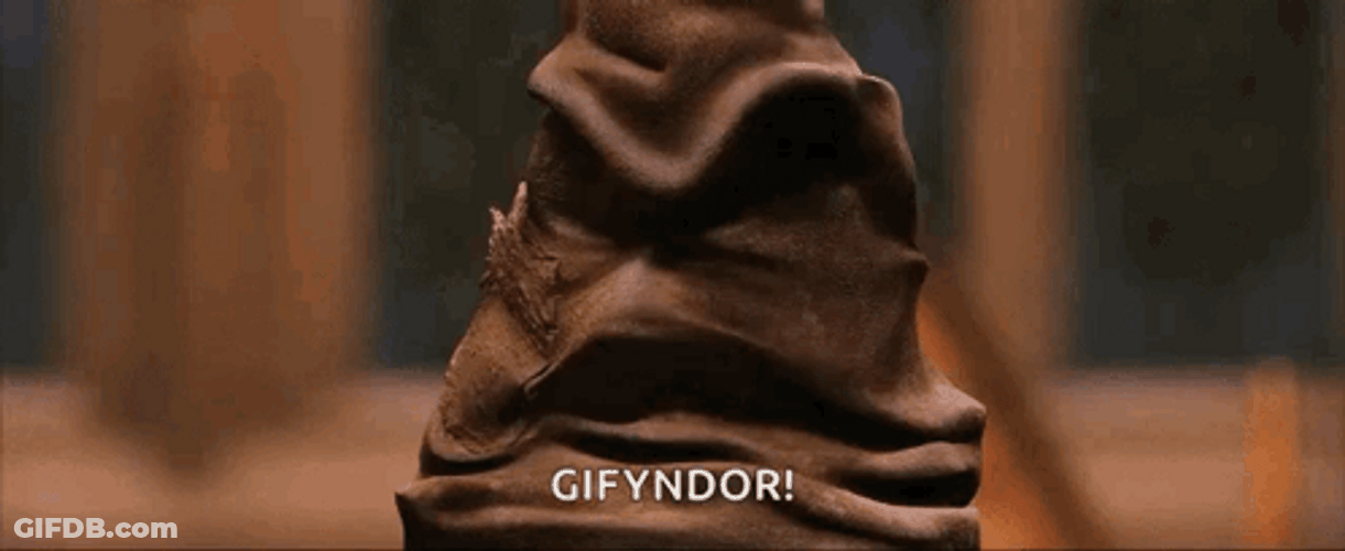 Sorting Hat Gifyndor GIF