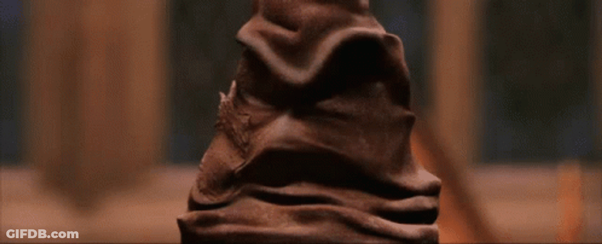 Sorting Hat Talking GIF