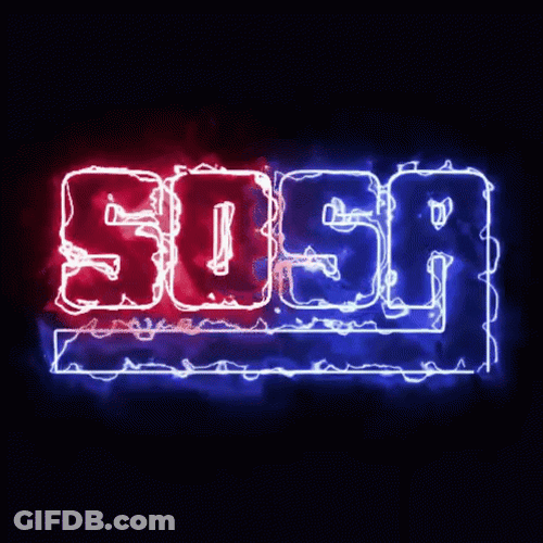 Sosa Blazing Letters GIF