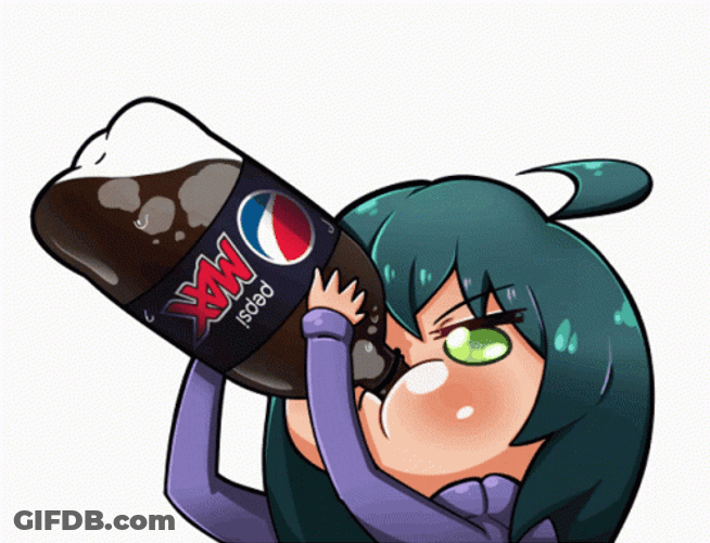 Sosa Chug Anime Girl GIF