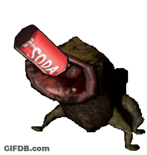 Sosa Drinking Monster GIF