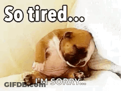 Sotired Sleepy GIF