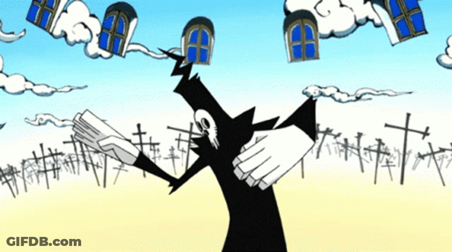 Soul Eater Dancing Skull GIF